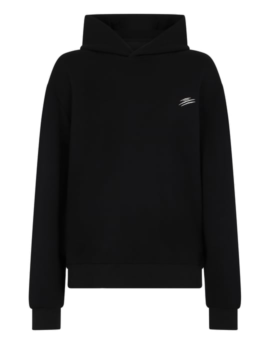 Fleece Hoodie Chrome Scratch - Image 1