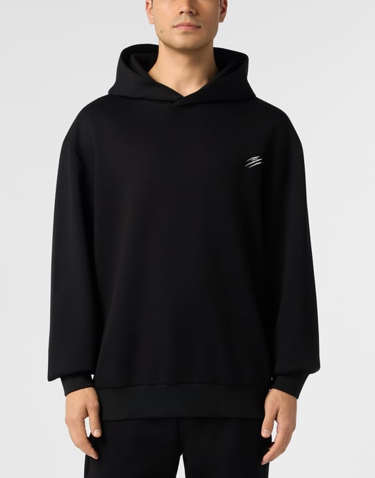 Fleece Hoodie Chrome Scratch - Image 2