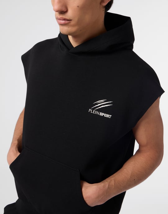 Pique Hoodie Vest Icon - Image 3