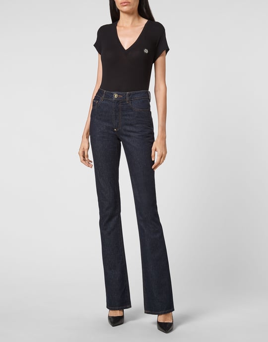 Vaqueros Flare Fit Skull - Image 3