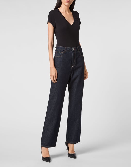 Pantalones Vaqueros Loose Fit Iconic Plein - Image 4