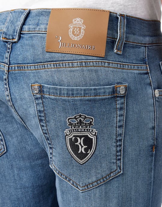 Vaqueros De Corte Recto Crest - Image 4