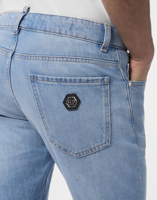 Basic Straight Cut Jeans - Image 3