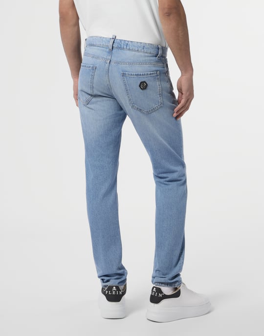 Basic Straight Cut Jeans - Image 5