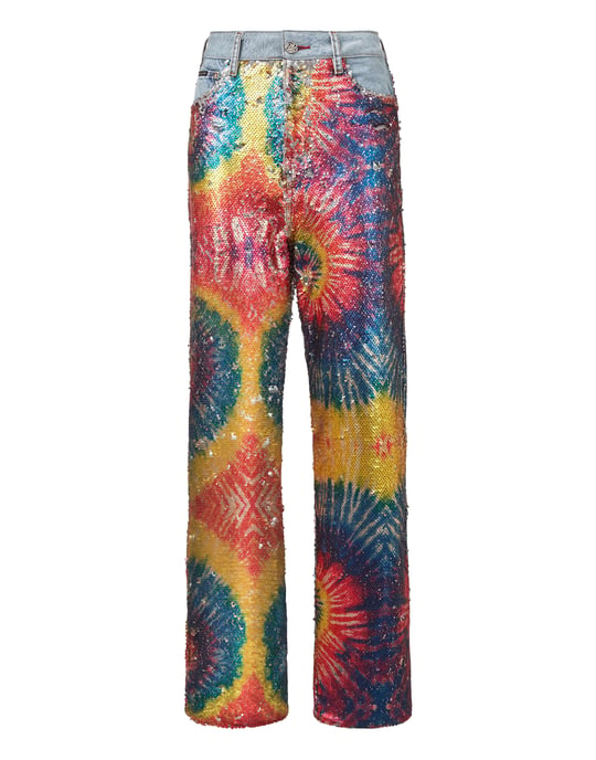 Pantalones Vaqueros Loose Fit Tie Dye - Image 1
