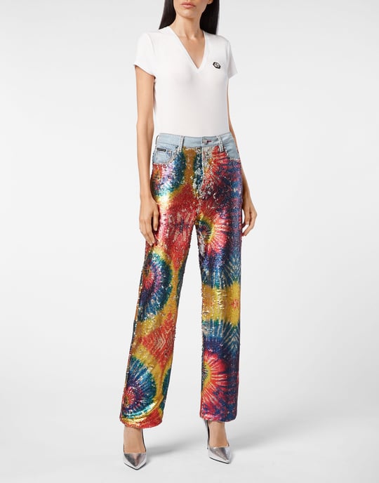 Pantalones Vaqueros Loose Fit Tie Dye - Image 4