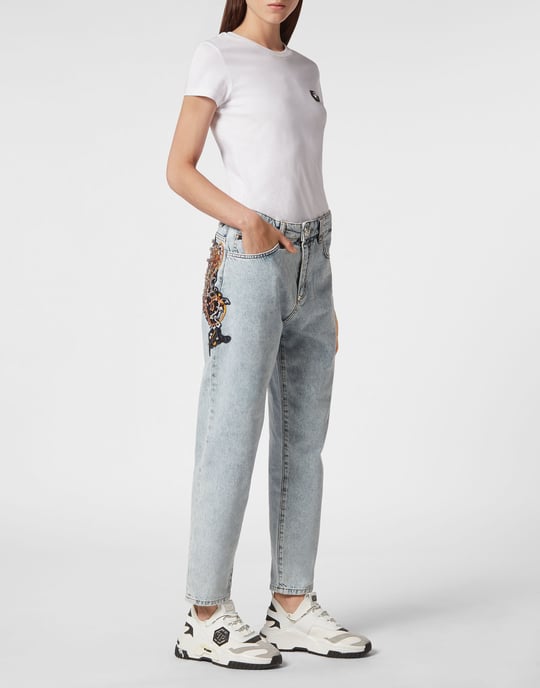 Vaqueros Mom Fit Paisley - Image 4