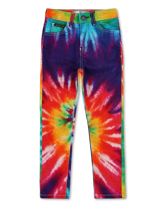 Jegging De Cintura Alta Tie Dye - Image 1