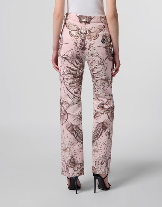 Straight Cut Jeans Butterfly Tattoo - Image 5
