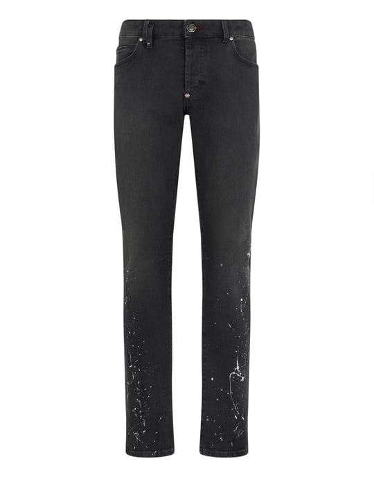 Super Straight Cut Jeans Paint - Image 1