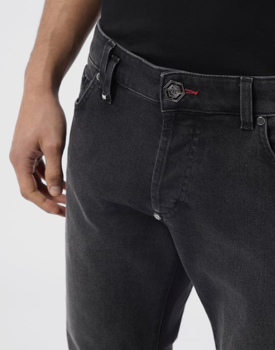 Super Straight Cut Jeans Paint - Image 3