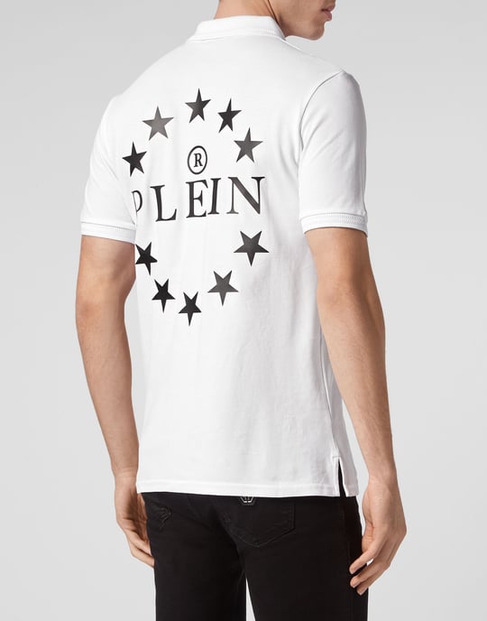 Slim Fit Polo Shirt Ss Stars - Image 5