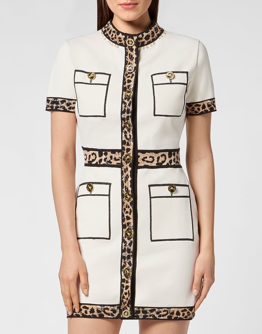 Vestido De Punto Leopard - Image 2