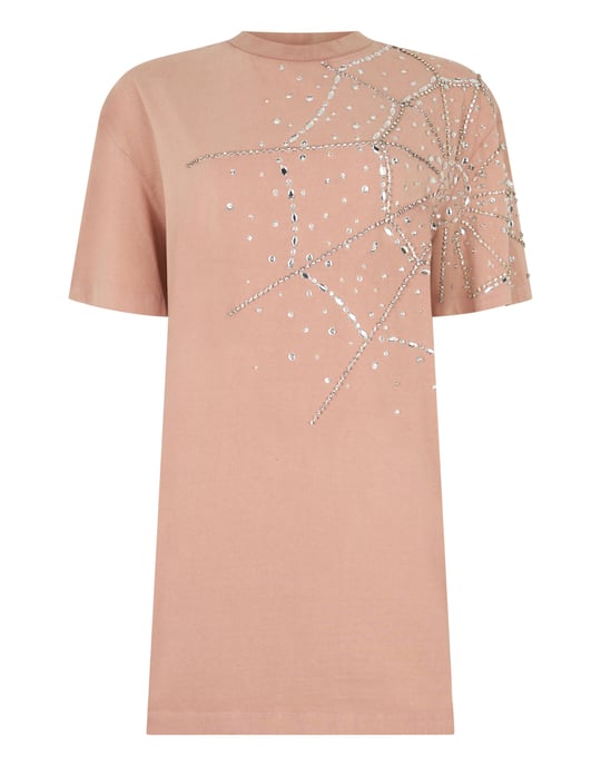 T-Shirt Dress Spiderweb Strass - Image 1