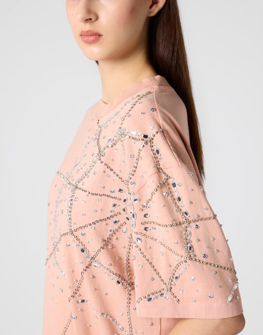 T-Shirt Dress Spiderweb Strass - Image 2