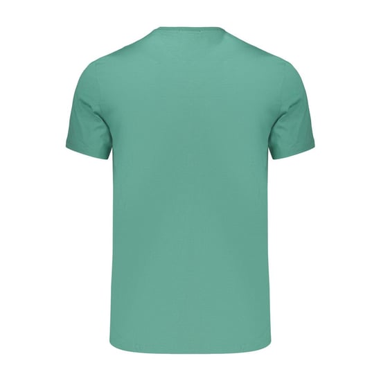 Camiseta de Hombre de Algodón Verde Calvin Klein - Image 2