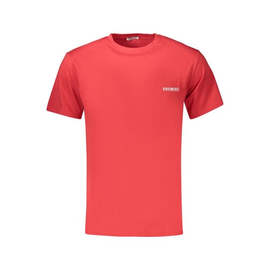 Camiseta de algodón para hombre Bikkembergs Rosso - Image 1