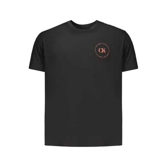 Camiseta de algodón negra para hombre Calvin Klein - Image 1