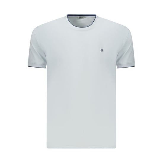Camiseta de algodón para hombre Coveri Moving Azzurro - Image 1