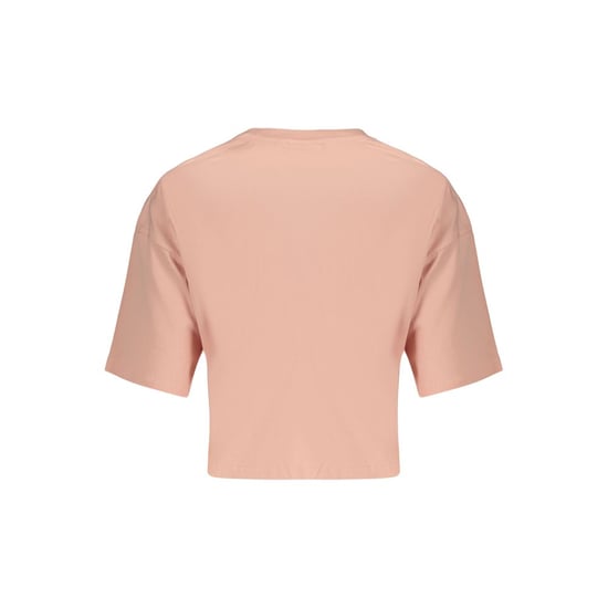 Camiseta de algodón rosa para mujer Fila - Image 2