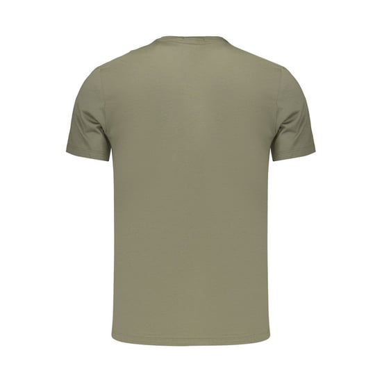 Camiseta de Hombre de Algodón Verde Calvin Klein - Image 2