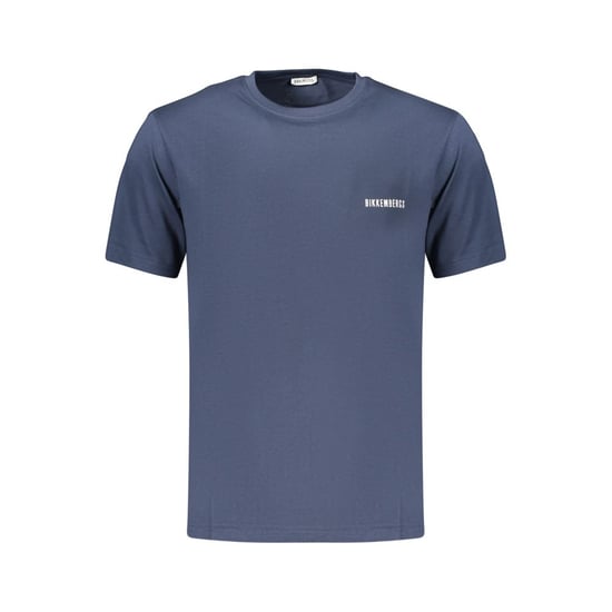 Camiseta de algodón azul para hombre Bikkembergs - Image 1