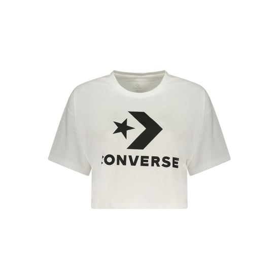 Camiseta blanca de algodón para mujer Converse - Image 1