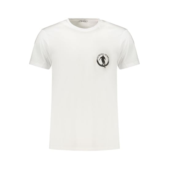 Camiseta de Hombre de Algodón Blanca Bikkembergs - Image 1