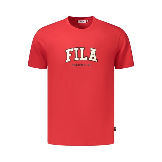 Camiseta de algodón para hombres Fila Rosso - Image 1