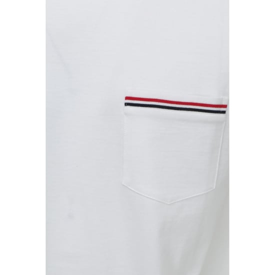 Thom Browne Camiseta de Algodón Blanca - Image 3