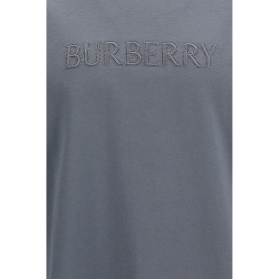 Camiseta de algodón gris Burberry - Image 3