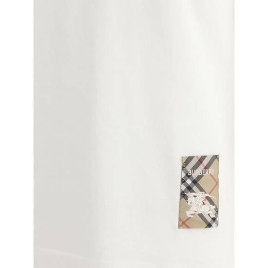 Camiseta de Algodón Blanca Burberry - Image 3