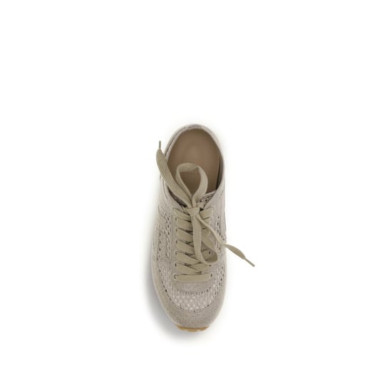 Zapatillas deportivas de algodón beige Balmain - Image 4