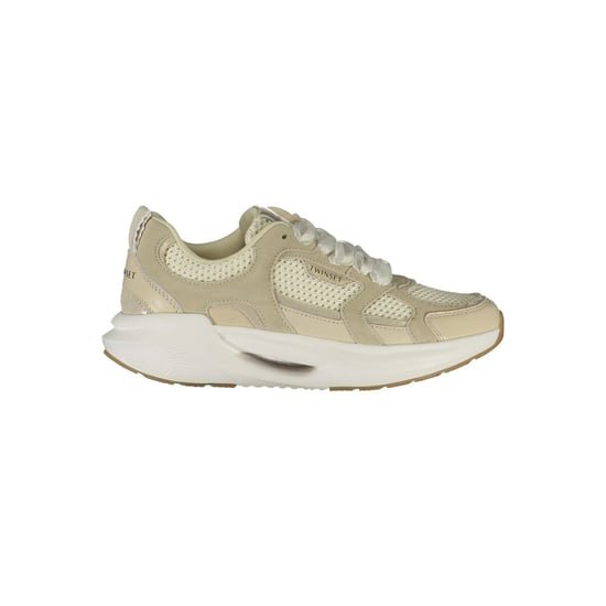 Zapatilla de mujer Beige de tela Twinset - Image 1