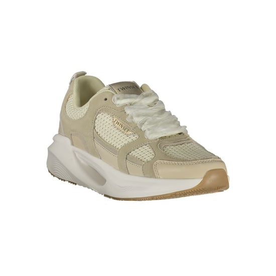 Zapatilla de mujer Beige de tela Twinset - Image 2