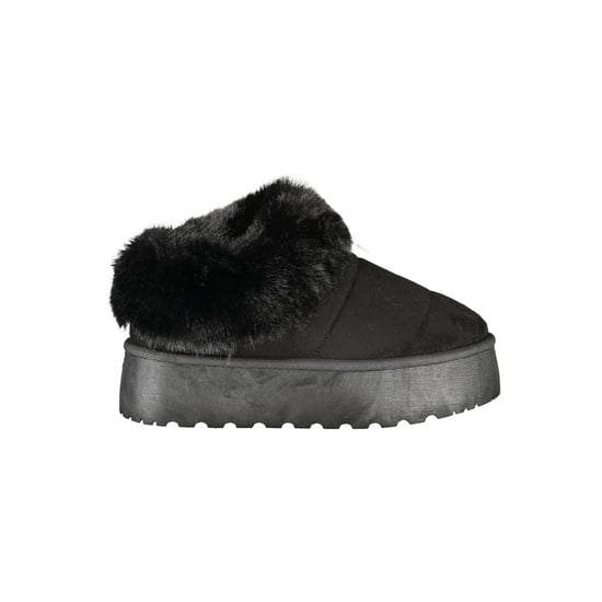Zapatilla de mujer de poliéster negra Laura Biagiotti - Image 1