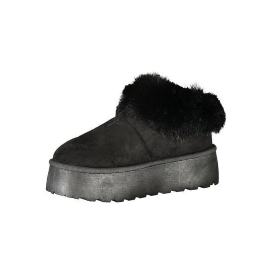 Zapatilla de mujer de poliéster negra Laura Biagiotti - Image 3