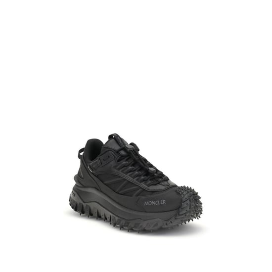 Moncler Zapatillas Atlético de Cuero de Ternera Negra Bos Taurus - Image 2