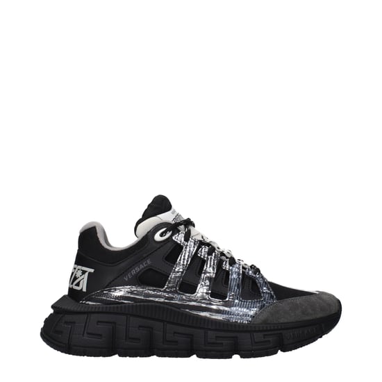 Zapatillas deportivas de tela negras Versace - Image 1
