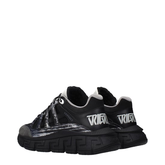 Zapatillas deportivas de tela negras Versace - Image 4