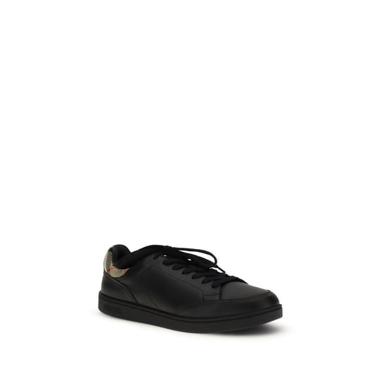 Zapatillas bajas Burberry de cuero de ternera negro Bos Taurus - Image 2