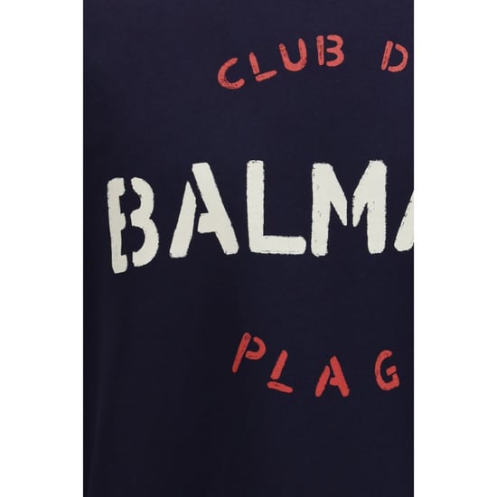 Sudadera de Algodón Azul Balmain - Image 3