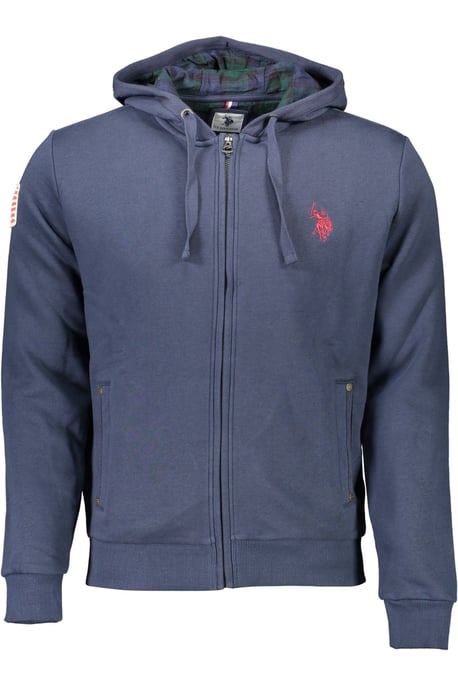 Sudadera de algodón azul para hombres U.S. POLO ASSN. - Image 1