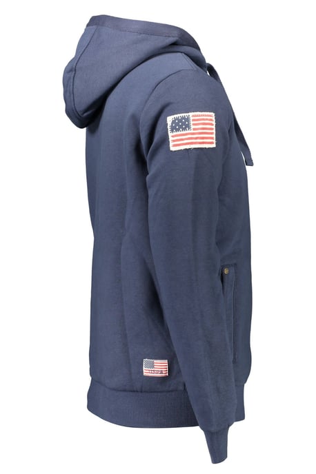 Sudadera de algodón azul para hombres U.S. POLO ASSN. - Image 3