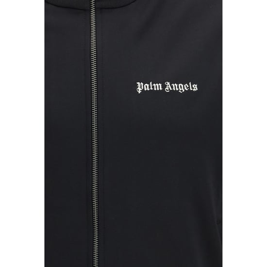 Chaqueta de concha de poliéster negra Palm Angels - Image 3