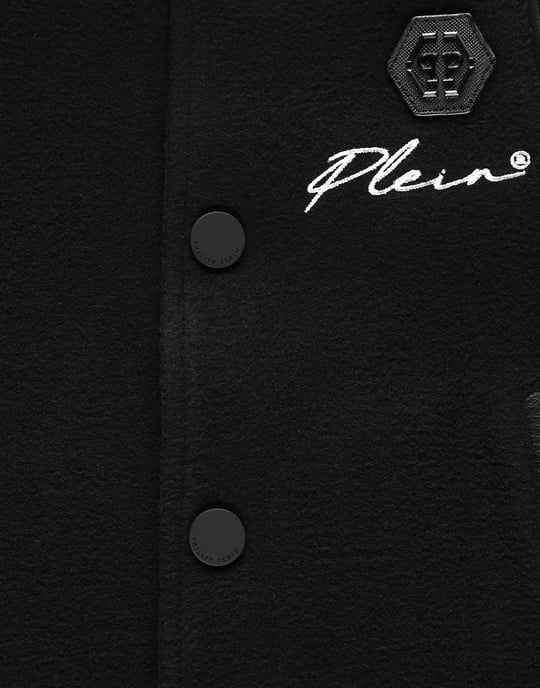 Bomber De Cuero Iconic Plein - Image 3