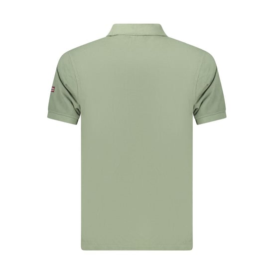 Polo de Hombre Verde de Algodón Noruega 1963 - Image 2
