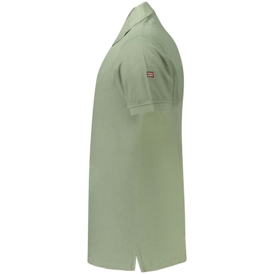 Polo de Hombre Verde de Algodón Noruega 1963 - Image 3