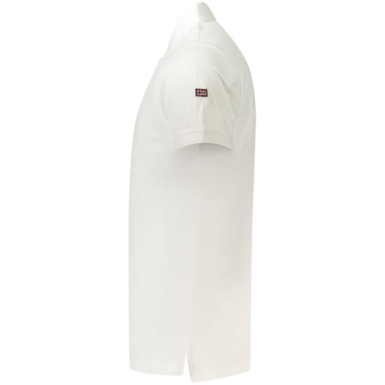 Polo de Hombre de Algodón Blanco Norway 1963 - Image 3