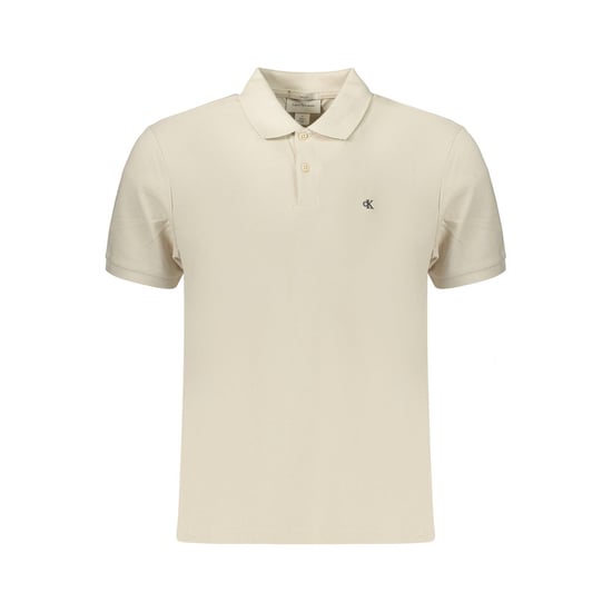 Camisa Polo de Algodón Beige para Hombre Calvin Klein - Image 1